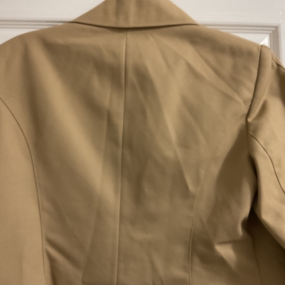 Women’s Vintage Etienne Aigner Khaki Equestrian Jacket, Size 14 - Picture 8 of 8